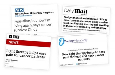 Britse ziekenhuizen behandelen kankerpatiënten met zacht infrarood laserlicht en rood ledlicht